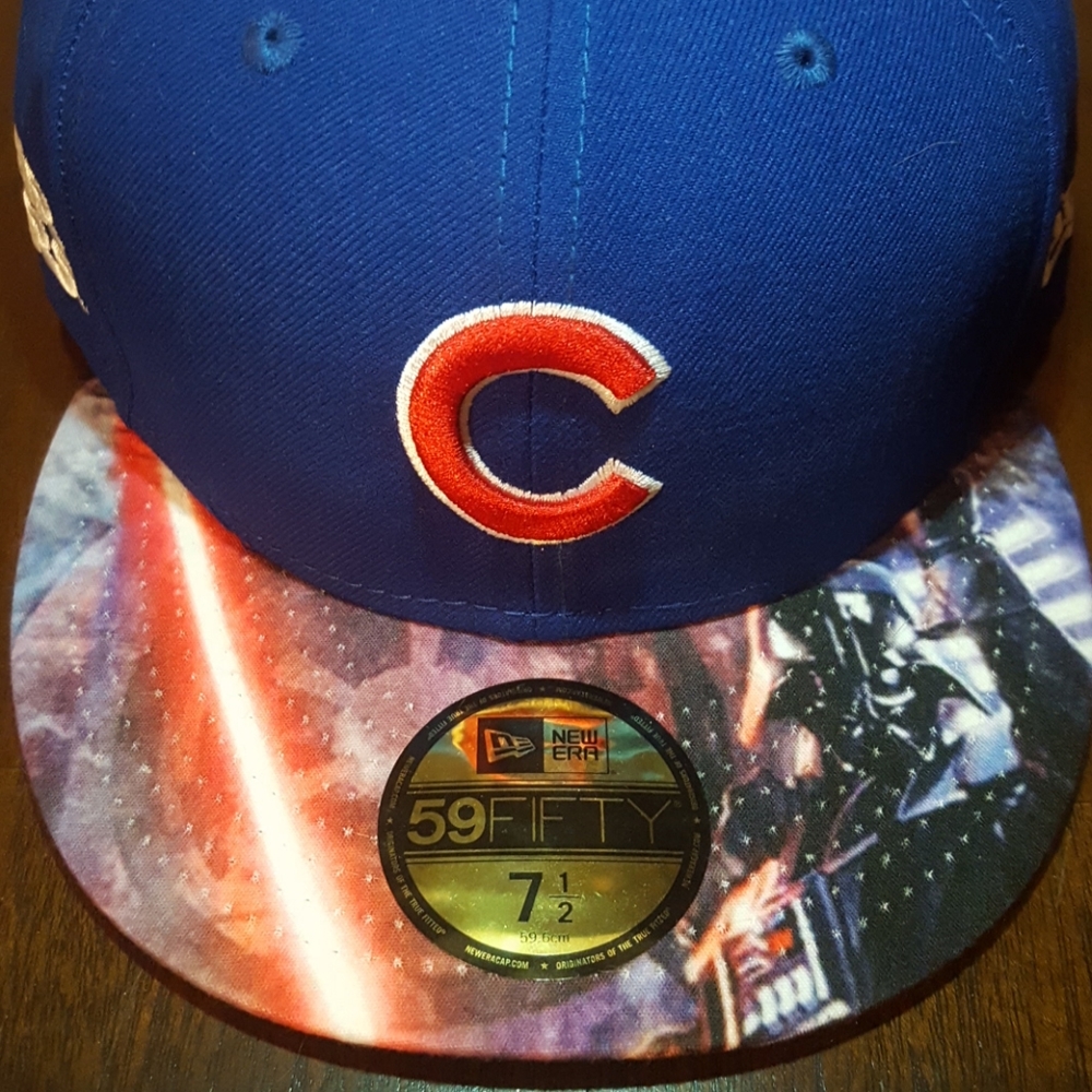 RARE Chicago Cubs/Star Wars New Era Fitted Hat